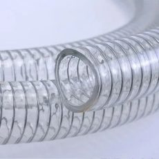 PVC átlátszó csigatömlő, PVC spirállal 13/17mm 7bar PVC átlátszó csigatömlő, PVC spirállal 13/17mm 7bar
