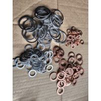 Alátétek (vörösréz, aluminium)