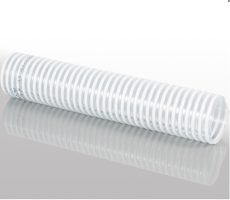 PVC átlátszó csigatömlő, PVC spirállal 60/68mm 5bar