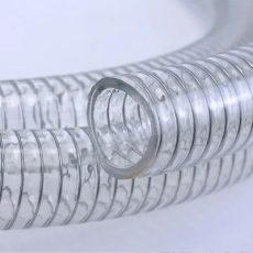 PVC átlátszó csigatömlő, PVC spirállal 63/71mm 5bar