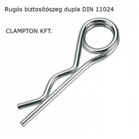 Rugós rögzítőszeg dupla 6x120